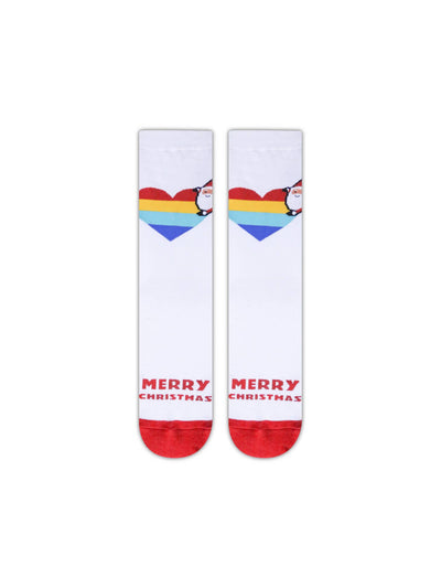 Merry Christmas Socks: LGBTQ+ Santa Claus With Heart