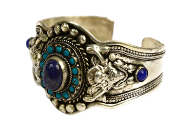 Semi Precious Stone Garuda Wrist Cuff