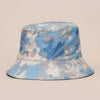 Reversible Tie Dyed Bucket Sun Hat for Men Women  BLU  One Size