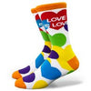 LGBTQ+ Socks: Heart Heart Heart