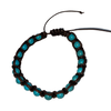 Beaded Macramé Turquoise Bracelet