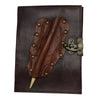 Brown Leather 2 Tone with Pencil Leather Journal 6 X 8