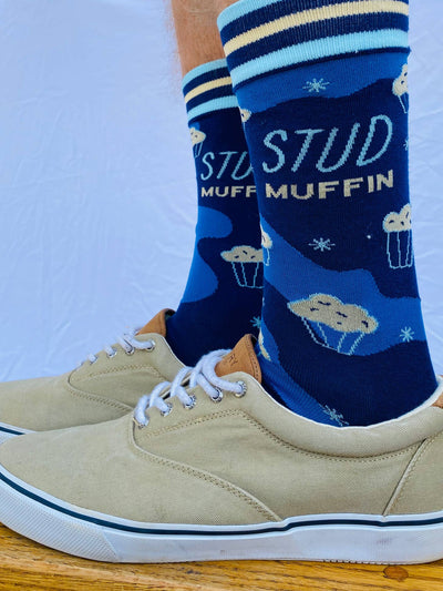 Stud Muffin Mens Crew Socks