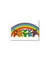 Grateful Dead Rainbow Dancing Bear Magnet